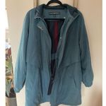 Fleet Street Vintage Teal Longline Coat | Women’s M Spring Jacket Lined Parka Photo 8