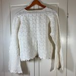 Celebrity Pink  Crochet Tie Front Top Boho Y2K‎ Festival Angelcore Knit XL Bell Photo 1