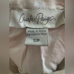 Charlie Paige Tan Polka Dot Halter Dress Linen Blend Tie Back Small Photo 5