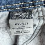 Silver Jeans Sam Boyfriend Fit Distressed Blue Denim Jeans 29 Photo 7