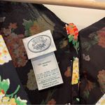 Laura Ashley  Size 12 Floral Maxi Dress Romantic Bright Whimsical Boho Vintage Photo 4