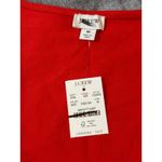J.Crew NWT  Cap-sleeve Stretch Cotton-blend
Squareneck Tank Top‎ Women Red Medium Photo 3
