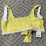 Waimari Magdalena Top Yellow Embroidered Crop Resort Size Medium SOLD OUT Photo 2