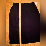 Norton Mcnaughton NWT Vintage Black Velvet Skirt Pencil Size 14  See Pics As Is Photo 6