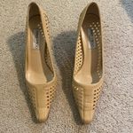 Jimmy Choo Authentic perforated leather kitten heels tan Photo 1