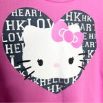 Hello Kitty Sanrio  Pink Long Sleeve Graphic Sweatshirt Size Medium Photo 2