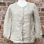 DKNY Off-white fall linen-blend jacket / 0 / Excellent condition Photo 0