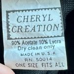 Cheryl Creations Elastic Bandage Mini Skirt in Silver/Black Lurex Photo 6