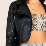 SheIn Leather Biker Jacket Photo 2