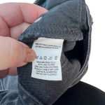 Free People  Vintage Flared Jeans Black Ash Denim Raw Hem‎ Size 27 Photo 13