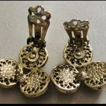 1950s CORO Aurora Borealis Clip On Earrings Photo 7