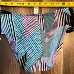 Sports Illustrated Womens Abstract Hipster Bikini Swimsuit Bottom NWT size small Blue Photo 3