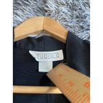 Studio C Women Size 11/12 Black Long Sleeve Vintage Blazer Shoulder Pads Photo 2