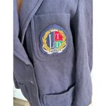The Limited Wool Blazer Crest Patch MCMXCI Vintage Preppy Academia Women's M y2k Photo 1