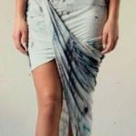 Helmut Lang  Tie Dye Asymmetrical Skirt Photo 0