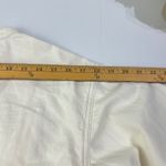 Madewell NWT Cocoon Sleeve Jean Jacket Ecru Cream White Collarless NU399 XS Photo 13