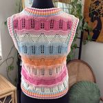 Cotton On Multicolor Knit Sleeveless Sweater Photo 1