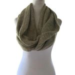 Elegant Gold Knit Infinity Scarf Photo 5