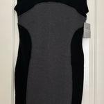 Athleta NWT  Illusion Dress Black/Gray M $98 MSRP Photo 0