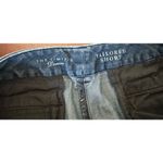 The Limited  Jean Shorts Tailored Short Womens Size 14 Medium Wash Spandex Denim Photo 2