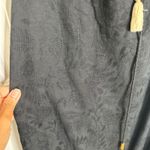 Anthropologie  black linen maxi dress size XS ruffle oversize vacation minimalist Photo 5