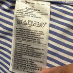 Banana Republic Women 4 Classic Blue Stripe Button Down Shirt Preppy Secretary Photo 3