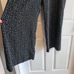 Forever 21 Black Polka Dot Wide Leg Dress Pants 2X Loose Flowy Contemporary Photo 1