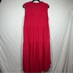 Sundance Pink Cotton Gauze Sleeveless Maxi Dress Photo 5