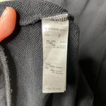 Moussy Black midi jersey cotton sweatshirt dress sz 2 Photo 7