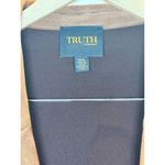 Truth By Republic Women's Size M Brown Faux Leather Cropped Jacket EUC Size M Photo 7