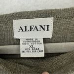 Alfani Round Neck Long Sleeve Sweater Womens XL Green Photo 2