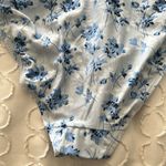 A pea in the pod Maternity Blue Floral Ruffle One Piece Swimsuit SZ XS Photo 7