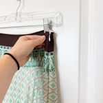 Banana Republic Womens Y2K Silk Handkerchief Hem Midi Skirt Size 4 Fairy Indie Photo 2