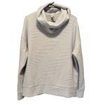 Balance Collection  Quilted‎ Funnel Cowl Neck Pullover Lightweight Gray Top Large Photo 1