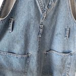 Vintage Winnie The Pooh Embroidered Denim Jean Overalls size medium Blue Photo 5