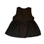 Zig Zag Stripe Black Pink Waffle (2) Sleeveless Babydoll Top 2XL‎ NWOT Plus Size Size XXL Photo 3