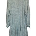 Maaji Blue & White Long Sleeve Mini Dress - size Large Photo 5