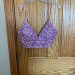 Sherri Hill Pink Two Piece Prom Dress Photo 7