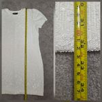 Generation Love Donna Sequin Mini Straight Dress Puff Sleeves Shell Medium Photo 6