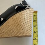 American Eagle Espadrille Platform Shoes Women’s Black Wedge Sandals Size 9 Photo 10