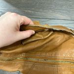 Linea Pelle Women’s Brown Leather Satchel Bag Purse Photo 5