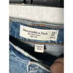 Abercrombie & Fitch  Mom Shorts Distressed High Rise Denim Blue Size 24 Photo 2