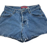 Unionbay Vintage Y2K Denim Low Rise Buckle Back Medium Wash Jean Shorts 9 Photo 0