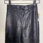 Bardot  Black High Rise Faux Leather Pants Photo 5