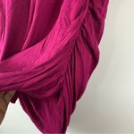 Kinross Women's Medium Sleeveless ruched tank top Pink magenta Scoop Neck Photo 1