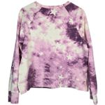 Wildfox Purple Tie Dye Stars Pullover Sweatshirt L Photo 1