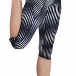Ivy Park  Beyoncé Kaleidoscope Crop Low Rise Leggings Black‎ White Small Photo 0