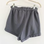 Abercrombie & Fitch Abercrombie Cloud High Rise Paperbag Gray Shorts Photo 3