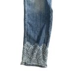 White House | Black Market  Everyday Soft Lace Print Trim Crop Pants Jeans Size 4 Photo 6