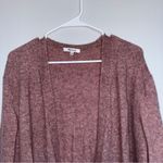 Madewell Kent Cardigan Long Sweater in Coziest Yarn Purple Pink Womens Size S Photo 3